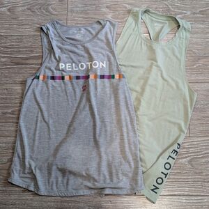 Peloton Activewear Bundle | Set of 2 Graphic Tank Tops Size Medium